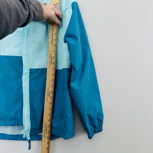 Eddie Bauer Lone Peak Blue Color Block Windbreaker Boys Size L - Picture 9 of 11